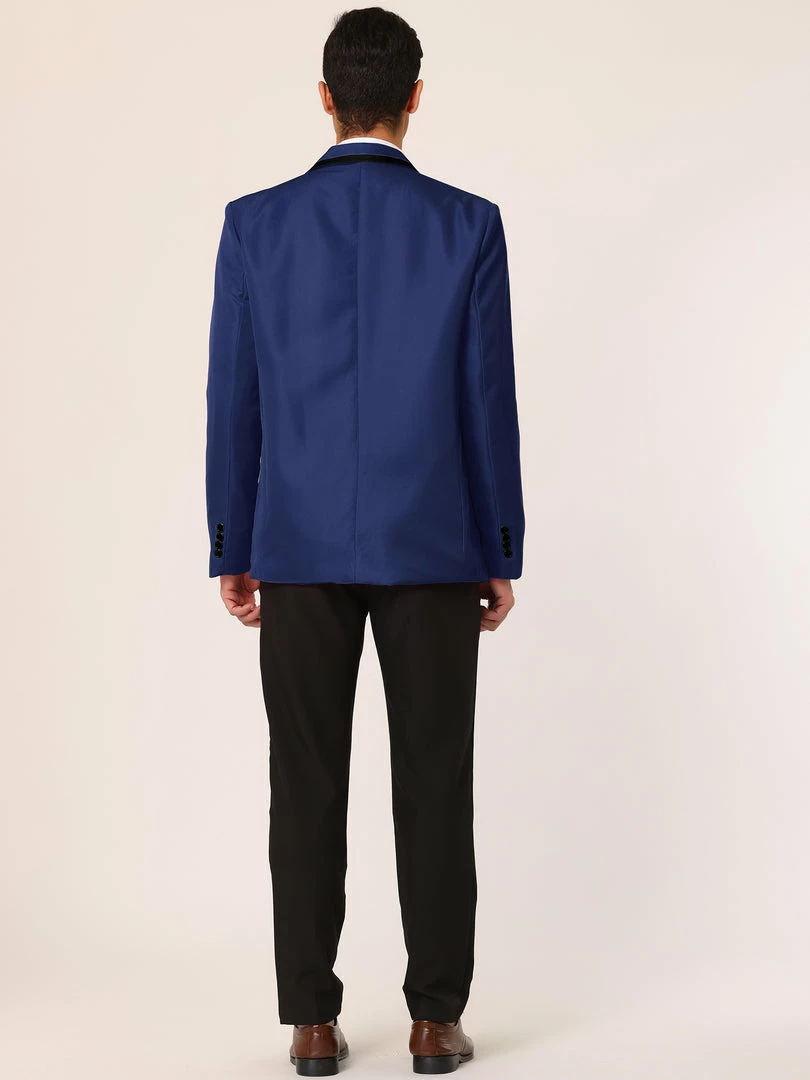 Allegra K Men's Business Slim Fit Blazer Single Breasted One Button Prom Suit Sports Coat 14 Allegra K Men's Business Slim Fit Blazer Single Breasted One Button Prom Suit Sports Coat