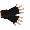 Allegra K Women's Wrist Warmer Stretchy Elastic Thumb Winter Knitted Fingerless Gloves Accessories