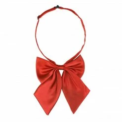 Allegra K Accessories Adjustable Solid Color Uniform Pre-tied Bowknot Halter Neck Bow Tie For Women