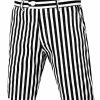 Allegra K Men's Summer Shorts Stripe Slim Fit Flat Front Seersucker Chino Short Pants