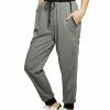 Allegra K Women's Drawstring Jogger Light Soft Stretch Pockets Pants 1 Allegra K Women's Drawstring Jogger Light Soft Stretch Pockets Pants