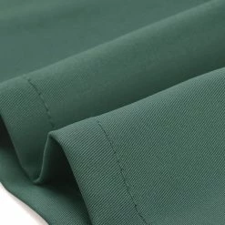 Allegra K Women's Roll Up Sleeves Multi-Pocket Knee Length Belted Shirt Dress