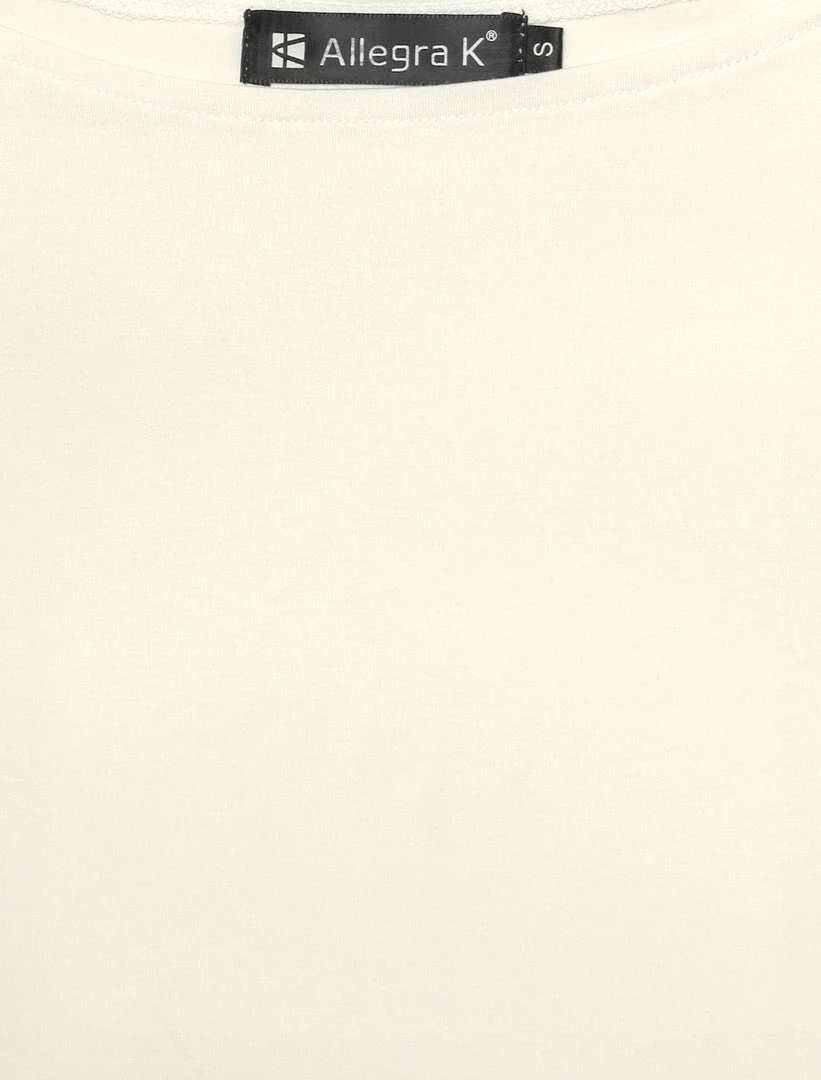 Allegra K Slim Fit Short Sleeves Off The Shoulder Cropped Top Clothing 8 Allegra K Slim Fit Short Sleeves Off The Shoulder Cropped Top Clothing