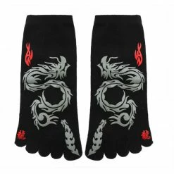 Allegra K Accessories Unisex Low Cut Elastic Cuffs Animal Pattern Ankle Length Toe Socks