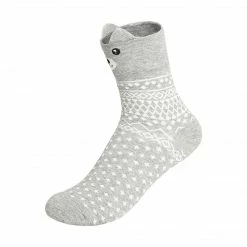 Allegra K Women Ankle Length Elastic Cuff Patterned Knitted Socks Accessories