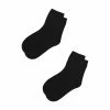 Allegra K Accessories Men Elastic Ribbed Cuffs Ankle High Socks 2 Pairs