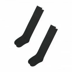 Allegra K Accessories Women Elastic Cuffs Stretchy Over Knee Thigh High Socks 2 Pairs