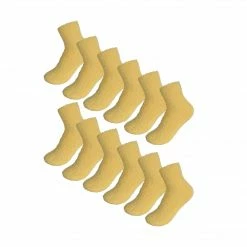 Allegra K Accessories Women Terry Cloth Thermal Warm Casual Crew Socks 12 Pack 9-11