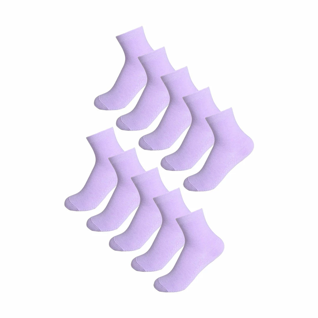 Allegra K Accessories Women 10 Pack Lightweight Stretchy Breathable Crew Socks 7-9 3 Allegra K Accessories Women 10 Pack Lightweight Stretchy Breathable Crew Socks 7-9