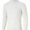 Allegra K HZ161106 R10 Men Turtleneck Long Sleeves Pullover Cable Knitted Sweater 1 Allegra K HZ161106 R10 Men Turtleneck Long Sleeves Pullover Cable Knitted Sweater