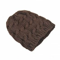 Allegra K Unisex Stretchy Soft Cable Knit Slouchy Beanie Hat Accessories