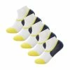 Allegra K Men 5 Pack Color Block Stretchy Low Cut Boat Socks 13-15 2 Allegra K Men 5 Pack Color Block Stretchy Low Cut Boat Socks 13-15