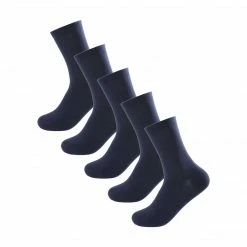 Allegra K Accessories Unisex 5 Pack Comfort Blend Athletic Crew Socks