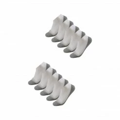 Allegra K Women 10 Pack Floral Lace Decor Flat Boat Line Low Cut Socks 10-12 Accessories