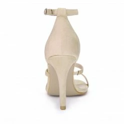 Allegra K YFL514-1 Women Open Toe Triple Straps Stiletto High Heel Sandals Shoes 38 Allegra K YFL514-1 Women Open Toe Triple Straps Stiletto High Heel Sandals Shoes