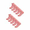 Allegra K Low Cut Ankle Socks Contrast Color Cotton Breathable 10 Pairs Accessories