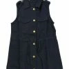 Allegra K Women Functional Pockets Drawstring Waist Cargo Vest