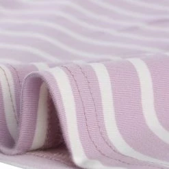 Allegra K Women's Long Sleeve Peter Pan Striped Top Clothing