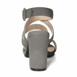 Allegra K YFL284-23 Women Crisscross Open Toe Block Heel Strappy Sandals Shoes 32 Allegra K YFL284-23 Women Crisscross Open Toe Block Heel Strappy Sandals Shoes