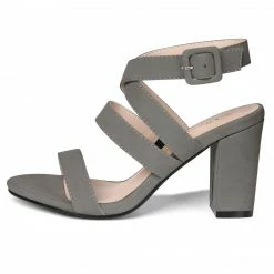 Allegra K YFL284-23 Women Crisscross Open Toe Block Heel Strappy Sandals Shoes 35 Allegra K YFL284-23 Women Crisscross Open Toe Block Heel Strappy Sandals Shoes