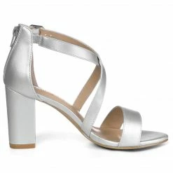 Allegra K HJ284H-03 Women Chunky Heel Crisscross Straps Dress Sandals 36 Allegra K HJ284H-03 Women Chunky Heel Crisscross Straps Dress Sandals