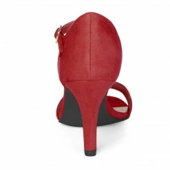 Allegra K Shoes BCA2293-2 Women Stiletto Heel Scalloped Ankle Strap Sandals 32 Allegra K Shoes BCA2293-2 Women Stiletto Heel Scalloped Ankle Strap Sandals