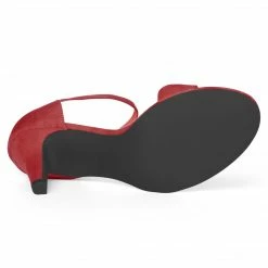 Allegra K Shoes BCA2293-2 Women Stiletto Heel Scalloped Ankle Strap Sandals 34 Allegra K Shoes BCA2293-2 Women Stiletto Heel Scalloped Ankle Strap Sandals