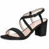 Allegra K Shoes YFL01162-6 Women Open Toe Crisscross Straps Block Heeled Sandals