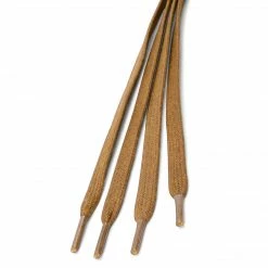 Allegra K 2 Pairs Waxed Cotton Leather Boots Casual Shoes Flat Shoelaces For Men Women