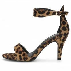 Allegra K Shoes Women's Open Toe Ankle Strap Stiletto High Heel Sandals 21 Allegra K Shoes Women's Open Toe Ankle Strap Stiletto High Heel Sandals