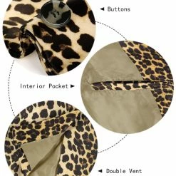 Allegra K Men Vintage Leopard Print Luxury Notched Lapel Slim Fit Fashion Stylish Jacket Blazer 33 Allegra K Men Vintage Leopard Print Luxury Notched Lapel Slim Fit Fashion Stylish Jacket Blazer