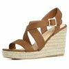 Allegra K Shoes Women's Espadrilles Platform Slingback Wedges Sandals