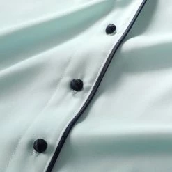 Women Allegra K Button Down Contrast Trim V Neck Long Sleeves Blouse 37 Women Allegra K Button Down Contrast Trim V Neck Long Sleeves Blouse