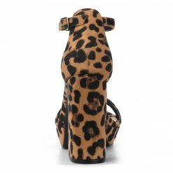 Allegra K Shoes Women's Platform Ankle Strap Chunky High Heel Sandals