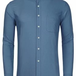 Allegra K Men Banded Collar Shirt Washed Cotton Long Sleeve Casual Button Down Shirts 50 Allegra K Men Banded Collar Shirt Washed Cotton Long Sleeve Casual Button Down Shirts