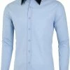 Allegra K Men Casual Button Down Shirts Long Sleeve Fashion Slim Fit Dress Shirt