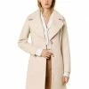 Allegra K Wide Lapel Single Breasted Coat Women 2 Allegra K Wide Lapel Single Breasted Coat Women