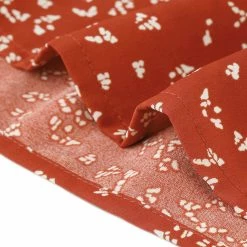 Allegra K Women's Spaghetti Strap Belted Casual Tassels Flare Floral Dress