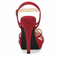 Allegra K Women's Strappy Platform Stiletto Heel Sandals Shoes