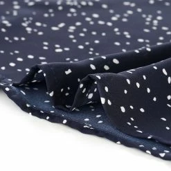 Allegra K Women's Polka Dots Short Sleeve Bow Tie Peter Pan Collar Chiffon Blouse