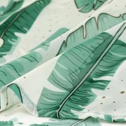 Allegra K Women's Flutter Sleeve V Neck Belted Chiffon Leaf Prints Dress 25 Allegra K Women's Flutter Sleeve V Neck Belted Chiffon Leaf Prints Dress