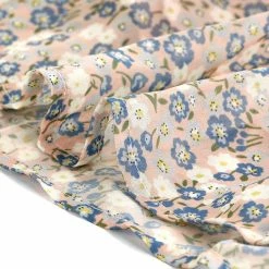 Allegra K Women's Ruffled Floral Print Skirt Elastic High Waist A-Line Sweet Layer Short Mini Skirts