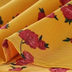 Allegra K Women's Short Sleeve Casual Petite Cute Tie V Neck Floral A-Line Dress 25 Allegra K Women's Short Sleeve Casual Petite Cute Tie V Neck Floral A-Line Dress