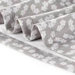 Allegra K Women's Loose Floral Print Short Sleeve Button Decor Ruffle Hem A-Line Dress