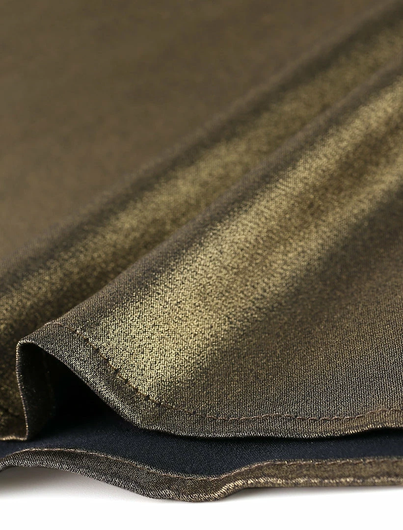 Allegra K Women's Sparkly Metallic Work Office Shirt Long Sleeve Tie Neck Glitter Shiny Blouse Top 8 Allegra K Women's Sparkly Metallic Work Office Shirt Long Sleeve Tie Neck Glitter Shiny Blouse Top