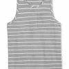 Allegra K Men's Striped Round Neck Color Block Sleeveless Basic Tank Top With Pocket 2 Allegra K Men's Striped Round Neck Color Block Sleeveless Basic Tank Top With Pocket