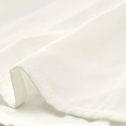 Allegra K Women's Ruffle V Neck Chiffon Blouse For Office Work Pleated Vintage Shirt