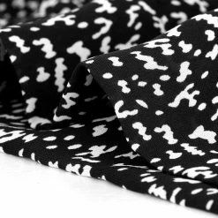 Allegra K Women's Printed Round Neck Tie Hem Casual Blouse Tops W Tube