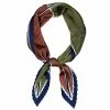 Allegra K Women's Retro Pleated Color Block Rhombus Head Neck Scarf Scarves Neckerchief 1 Allegra K Women's Retro Pleated Color Block Rhombus Head Neck Scarf Scarves Neckerchief