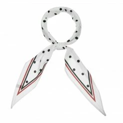 Allegra K Women Retro Polka Dot Rhombus Scarf Head Neck Scarves Neckerchief Bandana Accessories